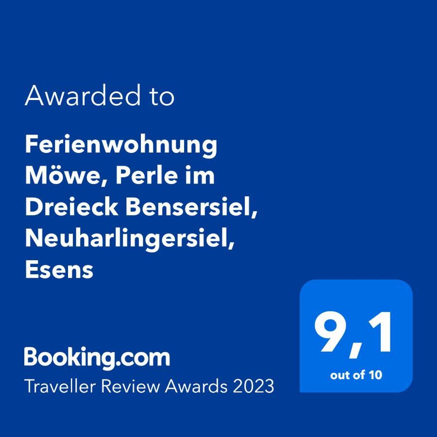 Ferienwohnung Moewe, Perle Im Dreieck Bensersiel, Neuharlingersiel, Esens Εξωτερικό φωτογραφία
